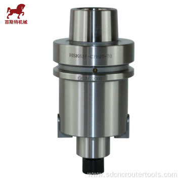 Mandril de herramienta CNC HSK63F FMB27 Arbor de fresa frontal